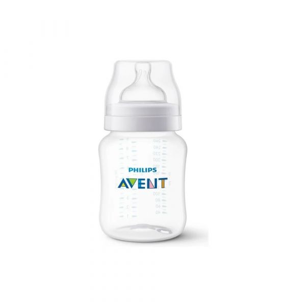 Бутылочка для кормления Philips AVENT Anti-colic SCF813/17 бесцветный, белый 0,26 л