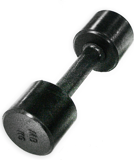 Гантель MB Barbell Фитнесс 7кг Black